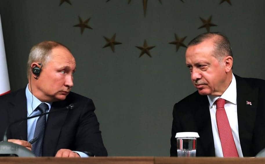 أردوغان يلتقي بوتين