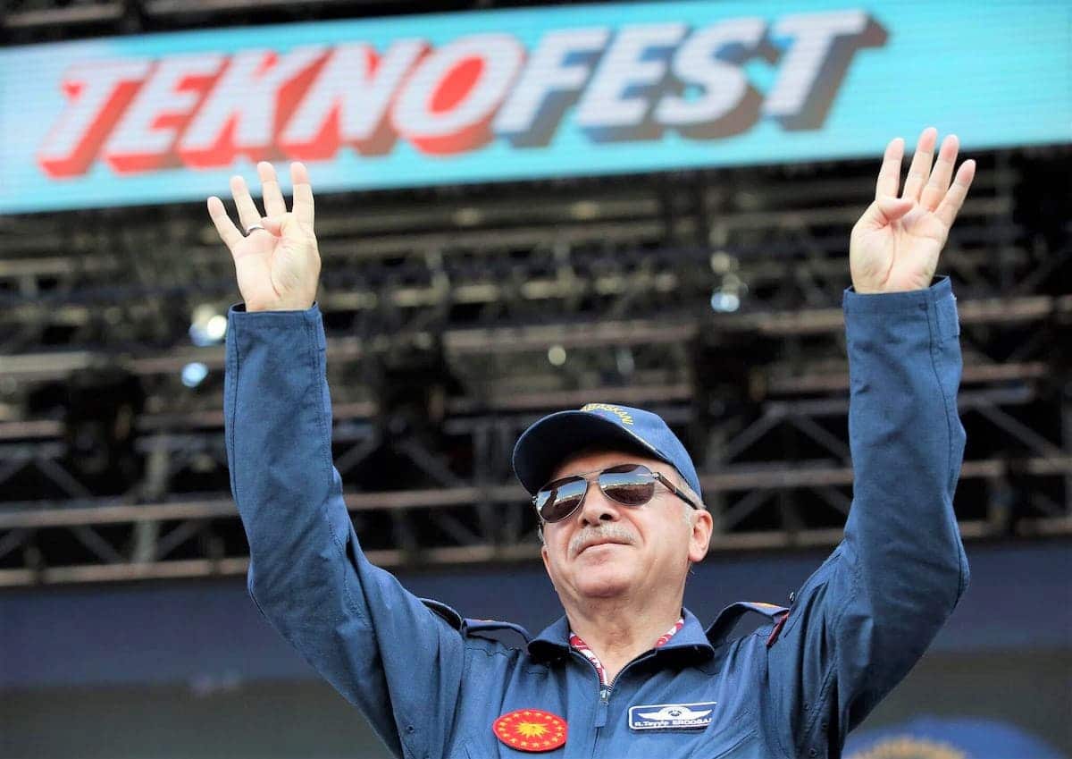 مشاركة أردوغان في مهرجان تكنوفيست الأخير