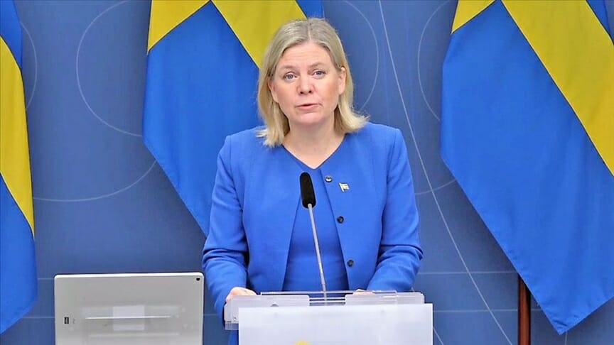 رئيسة وزراء السويد