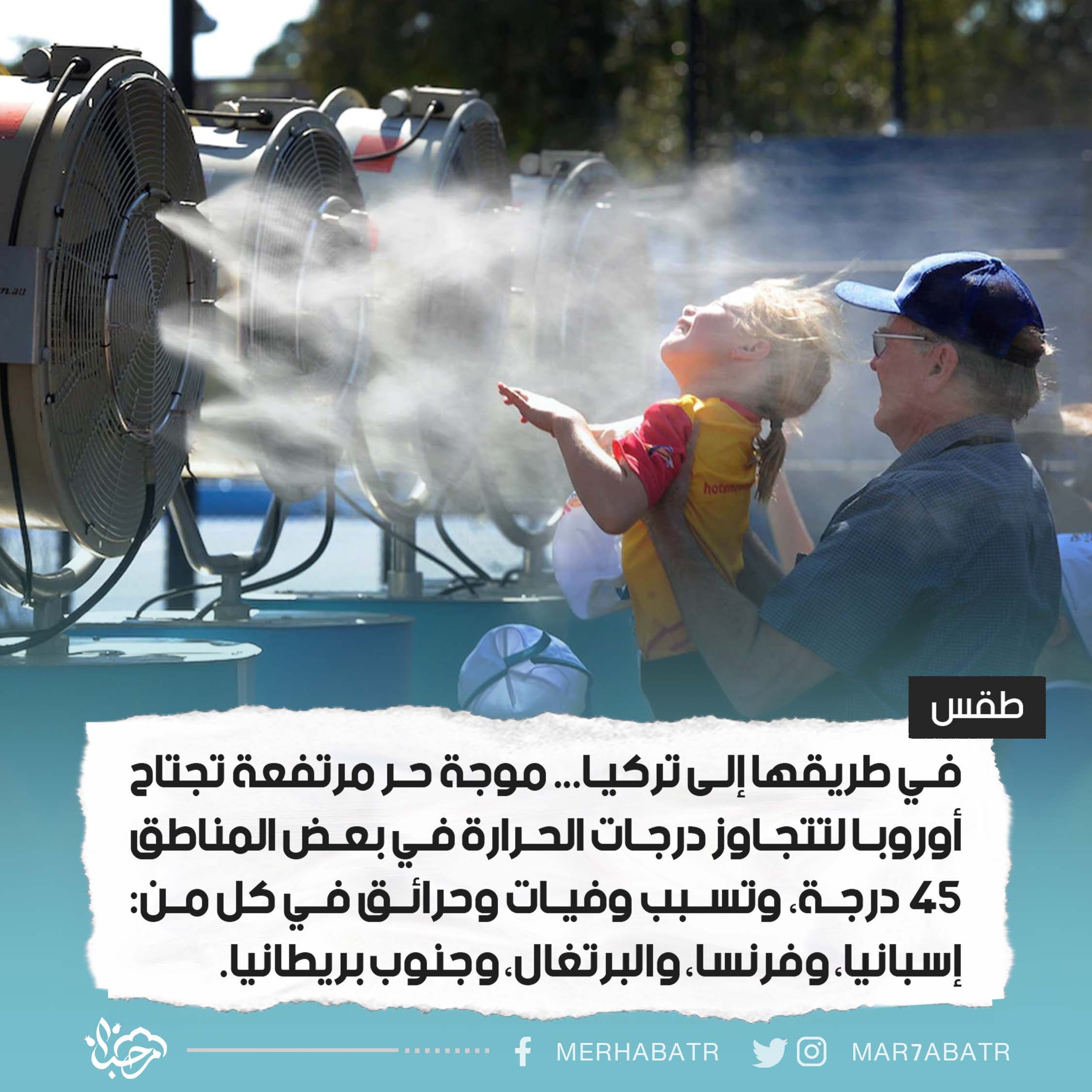 موجة حر تاريخية تجتاح القارة العجوز صيف 2022