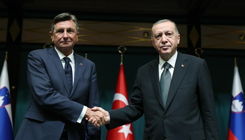  أردوغان: واثق من أن تعاوننا مع سلوفينيا سيتعزز أكثر في كل المجالات