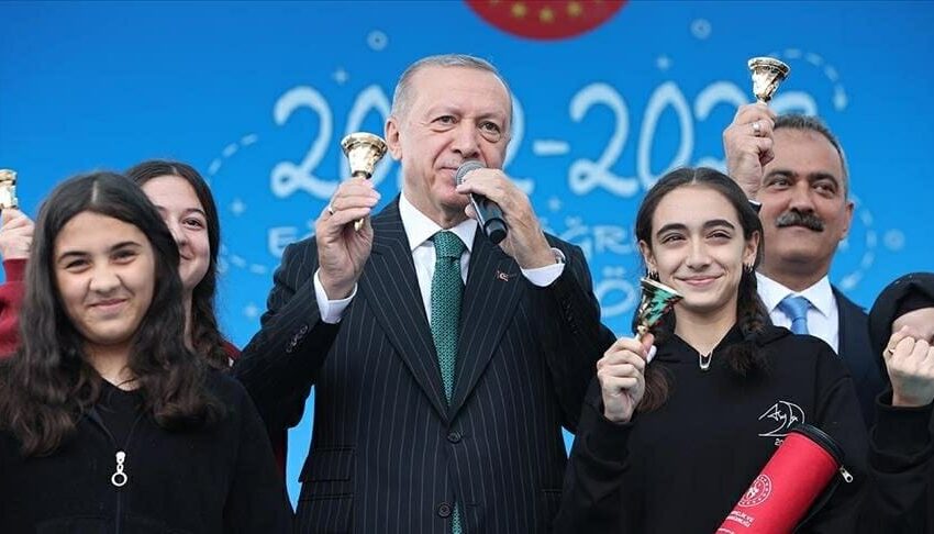  أردوغان: التعليم من أولويات حزب العدالة والتنمية