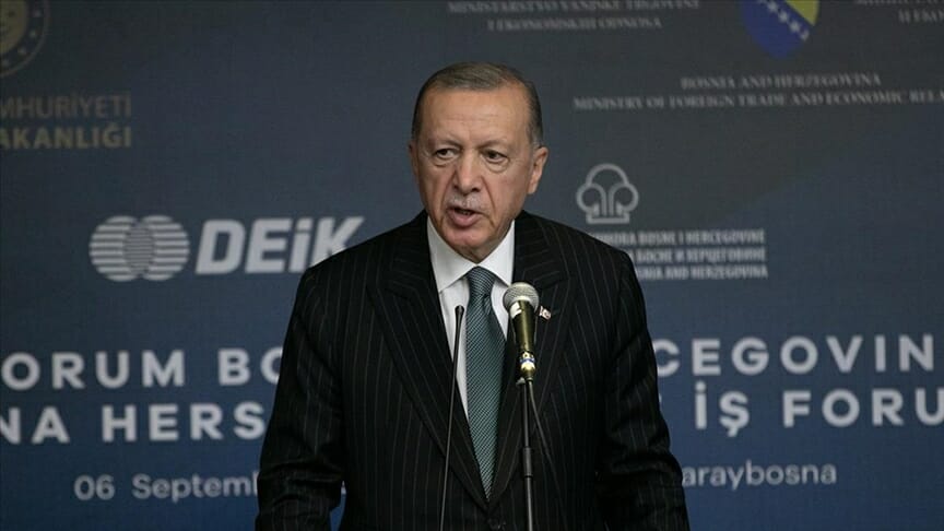 أردوغان توقعاتنا أن يتجاوز حجم التجارة مع البوسنة مليار دولار