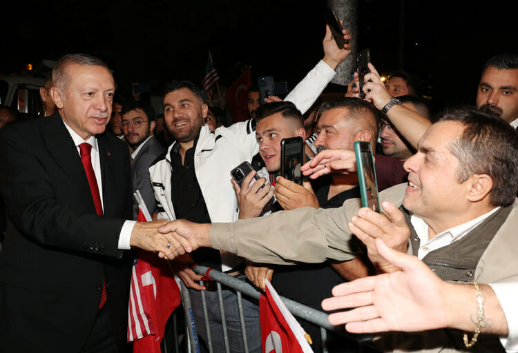 أردوغان في البيت التركي-نيويورك