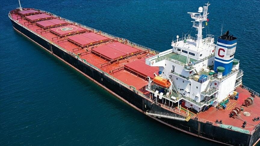 سفينة تنقل الحبوب الأوكرانية