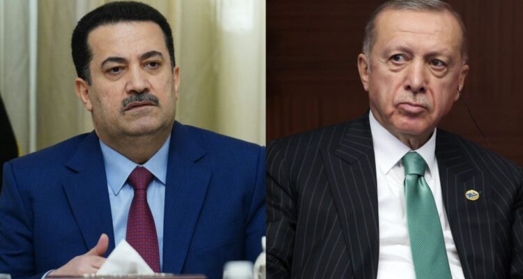 أردوغان يبحث مع رئيس وزراء العراق العلاقات وقضايا إقليمية