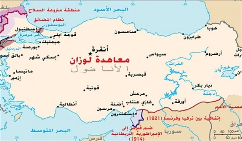 خريطة تركيا