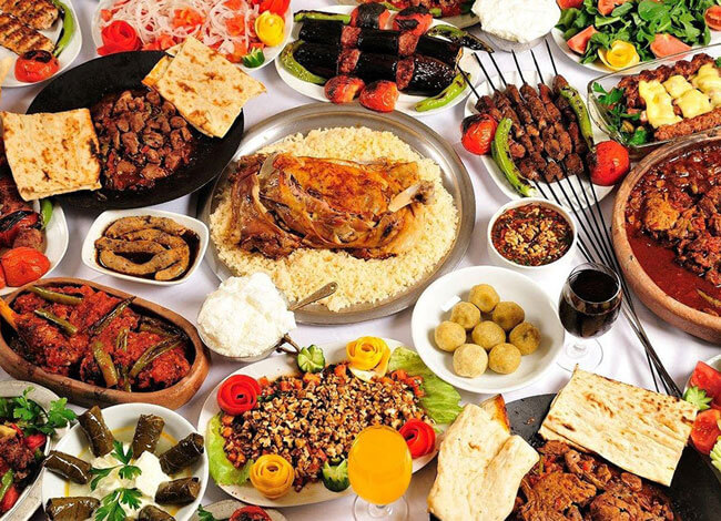 طلب الطعام في تركيا