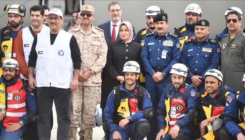الكويت تساند تركيا في إنقاذ الناجين من الزلزال