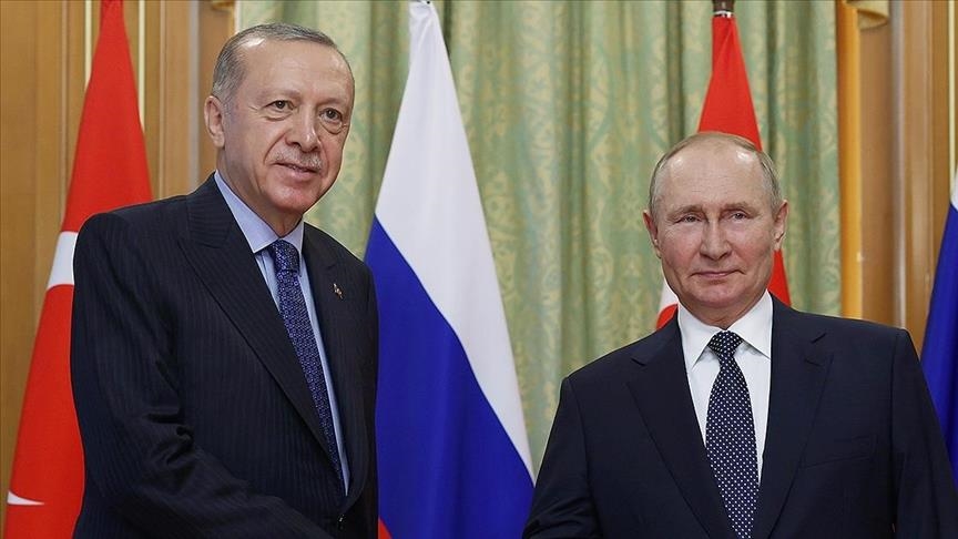  أردوغان يبحث مع بوتين العلاقات الثنائية وقضايا إقليمية