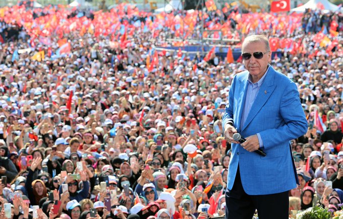 الإعلام الغربي يعلق على الحشد الجماهيري الانتخابي للرئيس أردوغان بإسطنبول