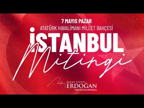  بدء توافد المواطنون إلى المهرجان الانتخابي الكبير الذي سيعقده أردوغان في مطار أتاتورك باسطنبول