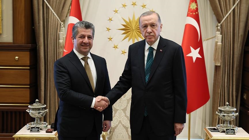 الرئيس أردوغان يلتقي مسرور بارزاني في أنقرة