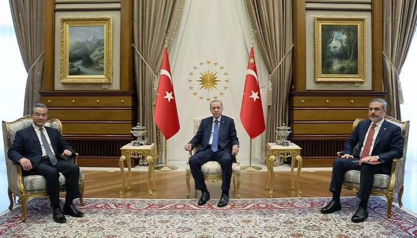 أردوغان ووزير الخارجية الصيني يبحثان العلاقات الثنائية