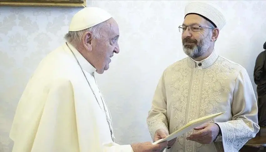  بابا الفاتيكان يشكر الرئيس أردوغان على إسهاماته في السلام العالمي