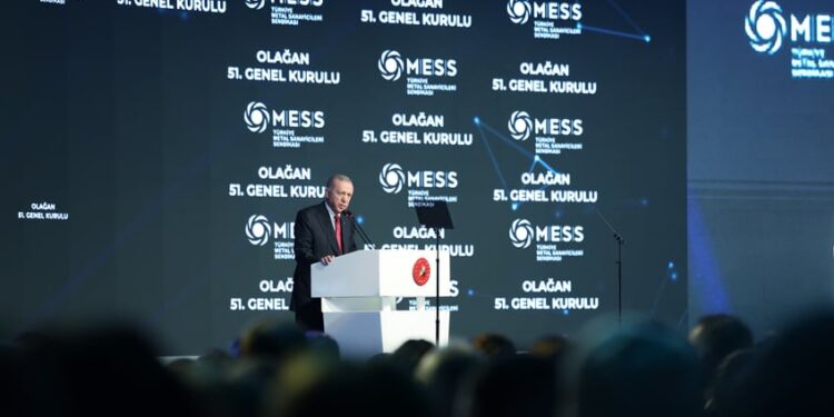 أردوغان: احتياطيات المركزي التركي تسجل مستوى قياسيا