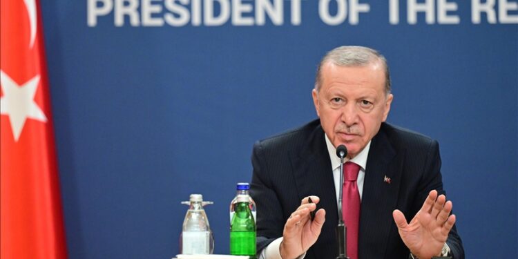 الرئيس أردوغان يجدد دعوته للاعتراف بدولة فلسطين