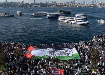 مسيرات دعم لفلسطين في محافظات مختلفة بتركيا