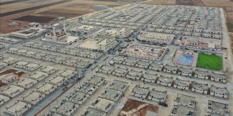 اعزاز السورية.. افتتاح مدينة الأمل بتعاون تركي قطري