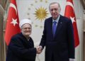 الرئيس أردوغان يستقبل خطيب المسجد الأقصى