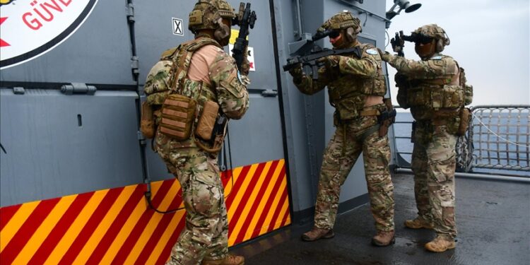 فرقاطة صالح رئيس التركية تشارك بمناورات الناتو حارس البحر 2025