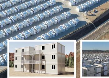 شركة دورجة التركية تتلقى طلبات لوحدات سكنية طارئة في غزة وسوريا