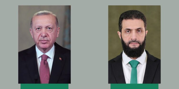 الرئيس أردوغان يهنئ نظيره السوري الشرع بعيد الفطر