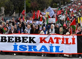 تركيا.. مظاهرات حاشدة مناهضة لإسرائيل في عدة ولايات تضامنا مع غزة