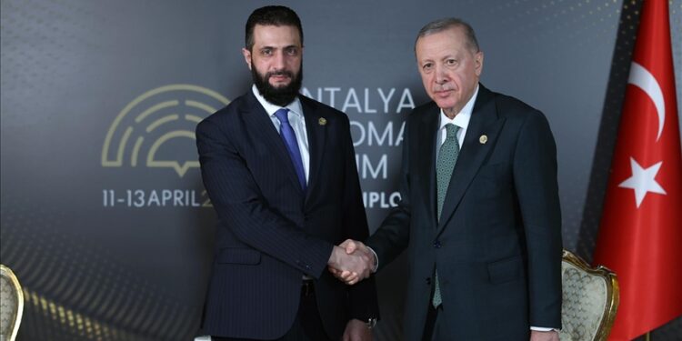 الرئيس أردوغان يلتقي نظيره السوري في أنطاليا