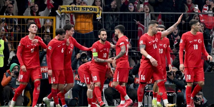 المنتخب التركي يتقدم للمركز 27 في تصنيف الاتحاد الدولي لكرة القدم