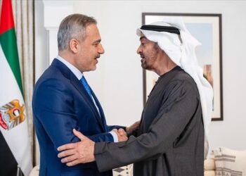 فيدان يلتقي الرئيس الإماراتي في أبوظبي