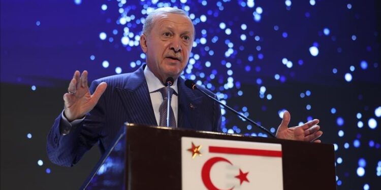 أردوغان: ندعم حل الدولتين في قبرص وعلى المجتمع الدولي تقبل ذلك