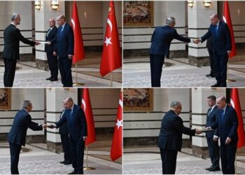 أردوغان يتسلم أوراق اعتماد سفراء 4 دول