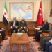 وزير الدفاع التركي يلتقي وزيري الدفاع والخارجية السوريين