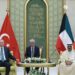 أردوغان يبحث مع أمير الكويت العلاقات الثنائية واتفاق غزة وحل الدولتين