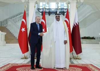الرئيس أردوغان يلتقي أمير قطر