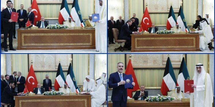 تركيا والكويت توقعان 4 اتفاقيات على هامش زيارة أردوغان
