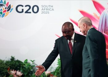 جوهانسبرغ.. أردوغان يحضر مأدبة عشاء على هامش قمة العشرين