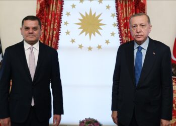 الرئيس أردوغان يعزي الدبيبة في مصرع الوفد العسكري الليبي