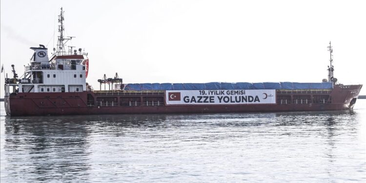 تركيا.. انطلاق "سفينة الخير" الـ19 محملة بمساعدات لفلسطينيي غزة