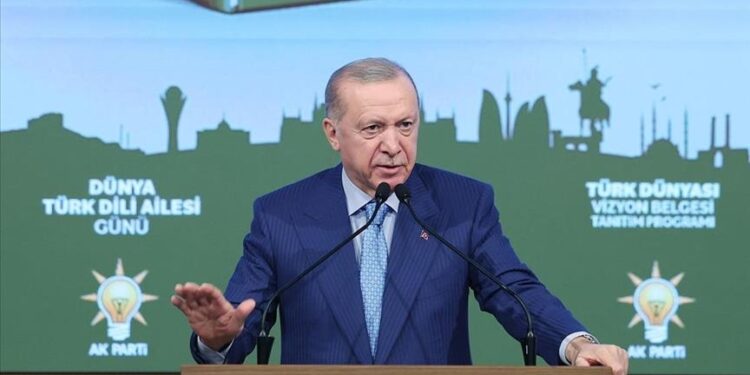 أردوغان: نهدف لزيادة تجارتنا مع الدول التركية إلى 100 مليار دولار
