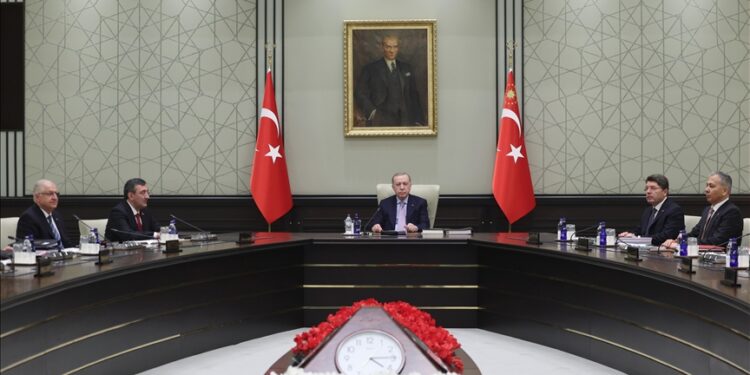 الرئيس أردوغان يترأس اجتماعا لمجلس الأمن القومي التركي