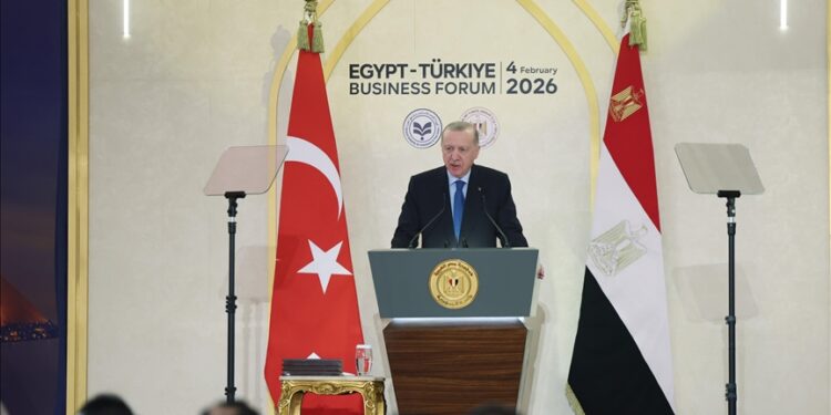 الرئيس أردوغان: التعاون بين تركيا ومصر يساهم في استقرار المنطقة