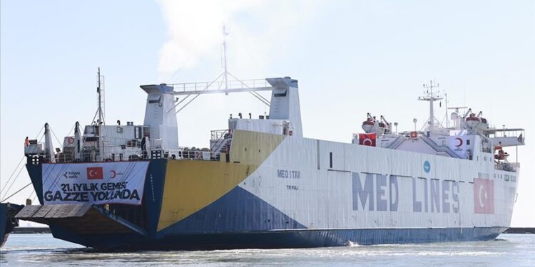 تركيا.. انطلاق "سفينة الخير" 21 محملة بمساعدات إلى غزة