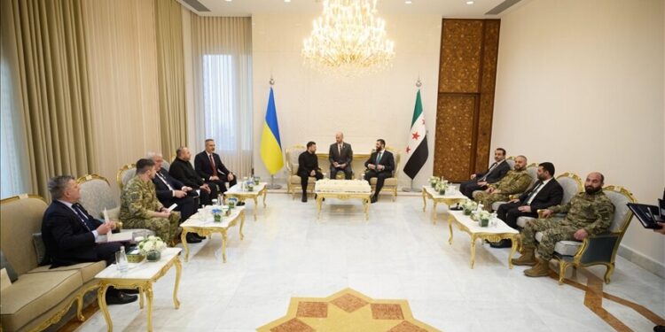 فيدان يجري مباحثات مع الرئيسين السوري والأوكراني في دمشق