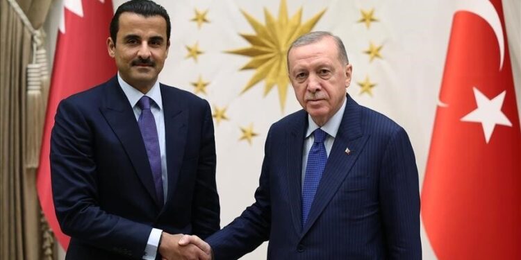 الرئيس أردوغان والأمير تميم يبحثان هدنة إيران والمستجدات الإقليمية