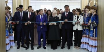 بدعم تركي.. أمينة أردوغان تفتتح في كازاخستان مختبر "صفر نفايات"